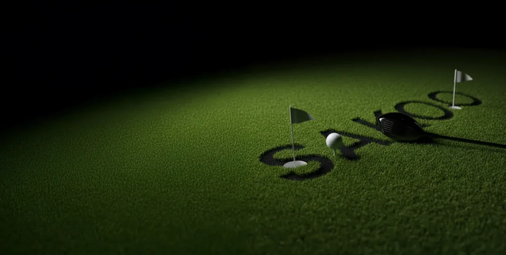 Golf night scene