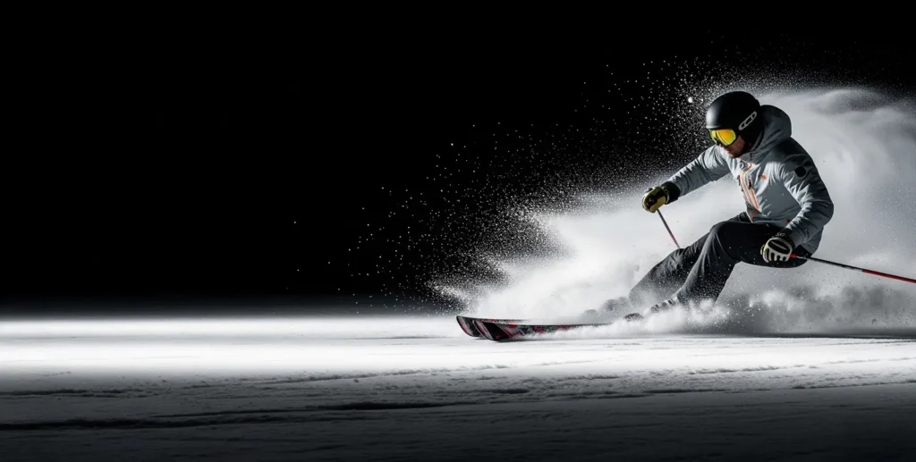 Winter sports action
